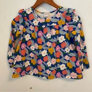 Hanna Andersson Multicolor Floral Long Sleeve Tee